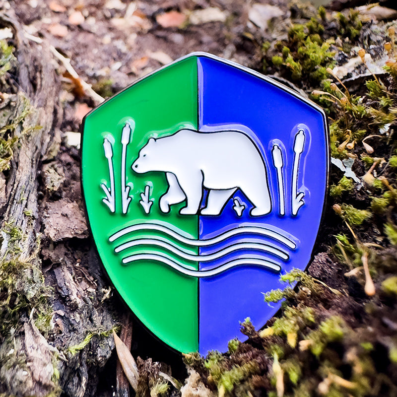 Stillwater Village Shield Pin